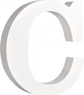 Houten letter C 11 cm