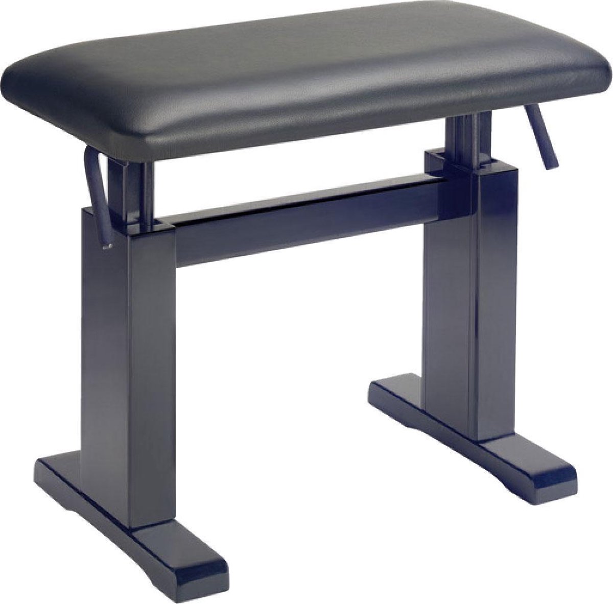 Stagg PBH780 Matt Black With Leather Top pianobankje/stoel