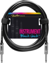 Instrumentenkabel Black Jack Zwart 1M Mono GC-220-1 Boston
