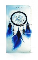 Xssive Hoesje voor LG K4 2017 - Book Case - Dromenvanger Blauw