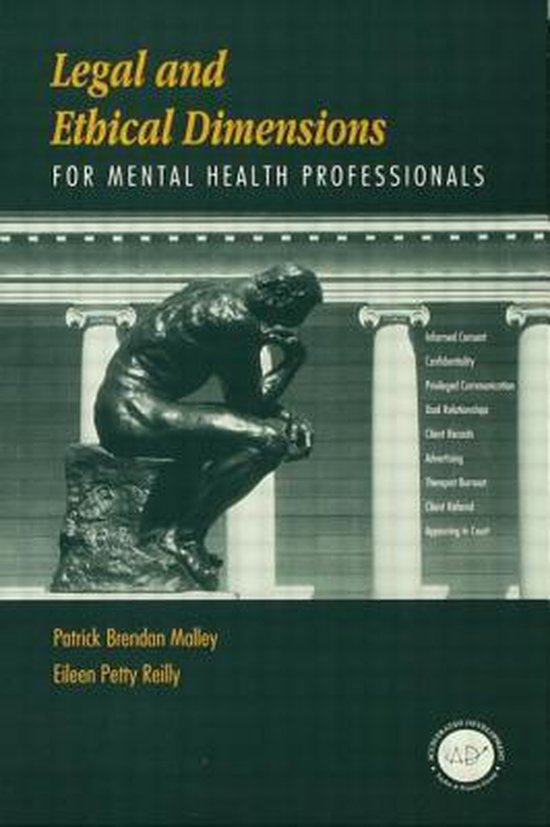 Legal and Ethical Dimensions for Mental Health Professionals - cover