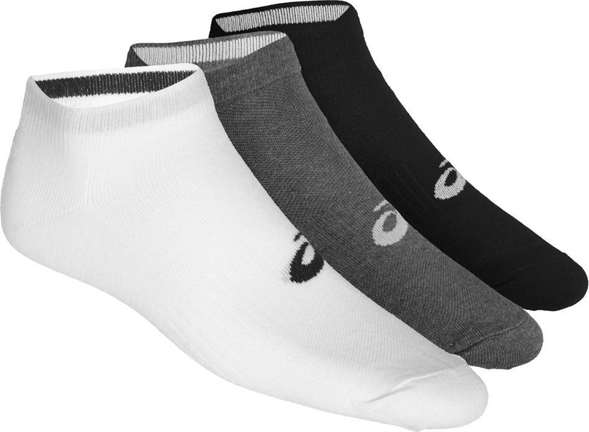 Asics 3PPK Ped Sock 155206-0701 Unisex Multi Sportsokken Multicolor