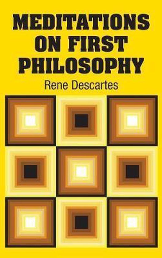 Meditations on First Philosophy - cover