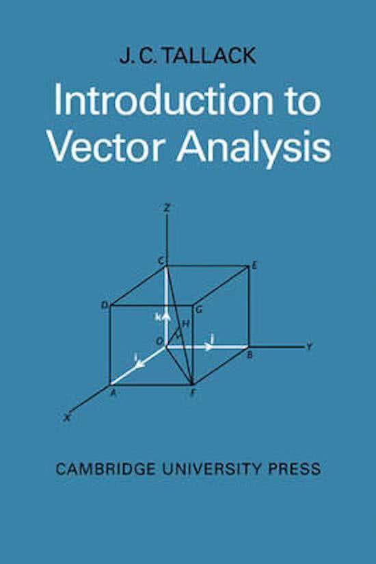 Introduction to Vector Analysis | 9780521124515 | J. C. Tallack ...