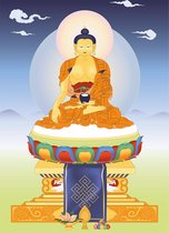 Spiritueel wandbord 'Boeddha Shakyamuni'