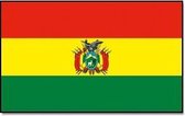 Vlag Bolivia 90 x 150 cm feestartikelen - Bolivia landen thema supporter/fan decoratie artikelen