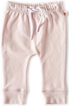 Little Label - smal baby broekje - light pink - maat: 68 - bio-katoen