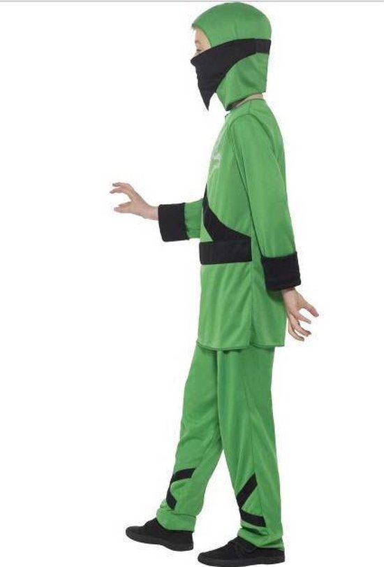 Groen ninja kostuum voor jongens - Verkleedkleding | bol.com