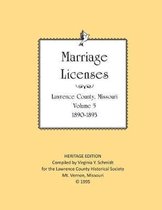 Lawrence County Missouri Marriages 1890-1903