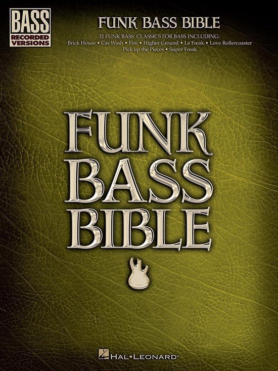 Funk Bass Bible (Songbook) - cover