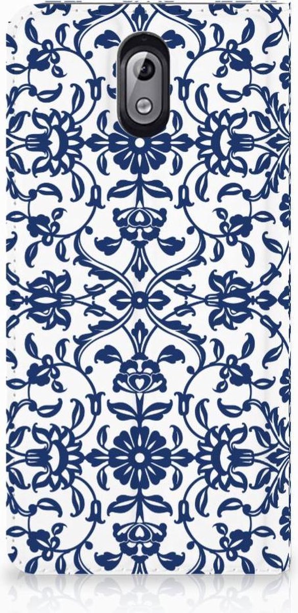 Nokia 3.1 (2018) Smart Cover Flower Blue