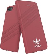 Adidas Originals - Iphone Hoesje - Roze - PU Suede - Booklet Case - Hoesje voor Iphone 6/6S/7/8