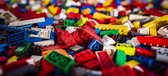 Canvas Schilderij |Foto op Canvas, Lego, Kinderkamer Speelgoed (120x50cm)