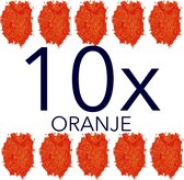 kleurstof kit voor het maken van kaarsen - serie van 10 kleurstofvlokken Oranje