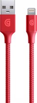 Griffin Premium Braided Lightning to USB Cable 2.4A Red 1.5m
