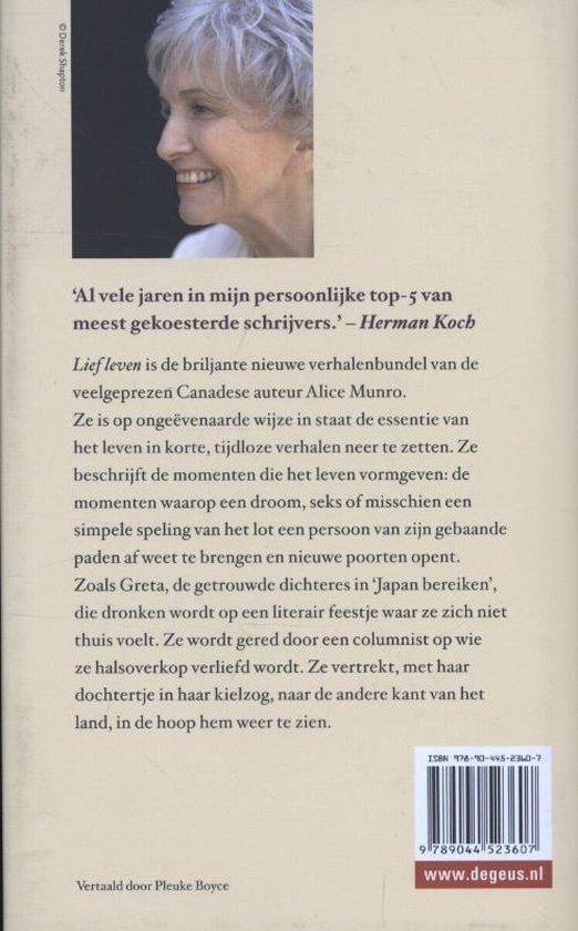 Lief leven, Alice Munro 9789044523607 Boeken