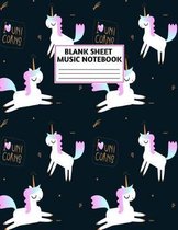 Blank Sheet Music Notebook