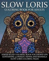 Slow Loris Coloring Book for Adults