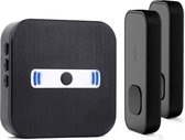 Wireless Doorbell 2 transmitters + 1 receiver Black EU plug - N8K-2T1-B