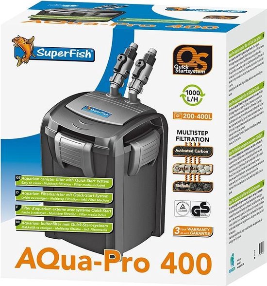 Stil Aquariumfilter 4-in-1 met Waterpomp en Zuurstof 500-1800 l/u voor
