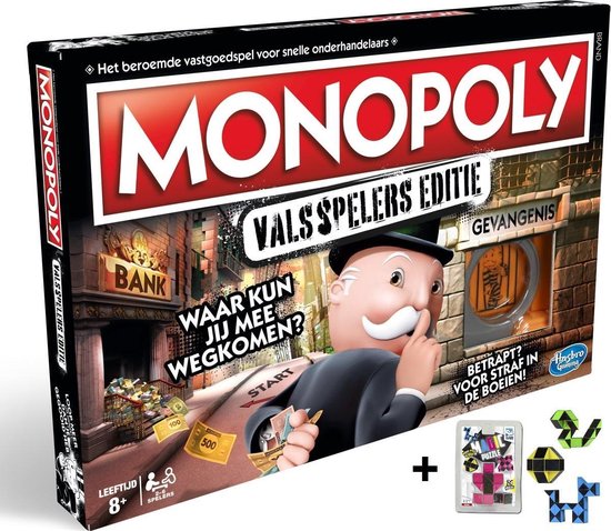 cement Luiheid ego Spel Monopoly Valsspelers Editie met Clown games Magic Puzzle 3d | Games |  bol.com