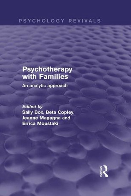 Psychology Revivals - Psychotherapy with Families - cover