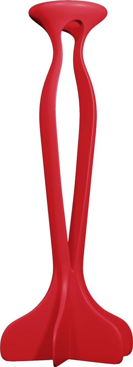 RVS Vlees Hakker met Houten Handvat, 6-Mes Gehakt Stamper Gereedschap