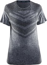 Craft cool comfort rn ss w - Sportshirt - Dames - Black Mélange - XS