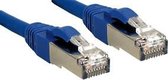 Lindy Cat.6 SSTP / S/FTP PIMF Premium 0.3m netwerkkabel 0,3 m Blauw