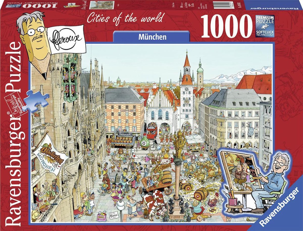 Fleroux: M√ºnchen, Cities of the World - Puzzel (1000) | bol.com