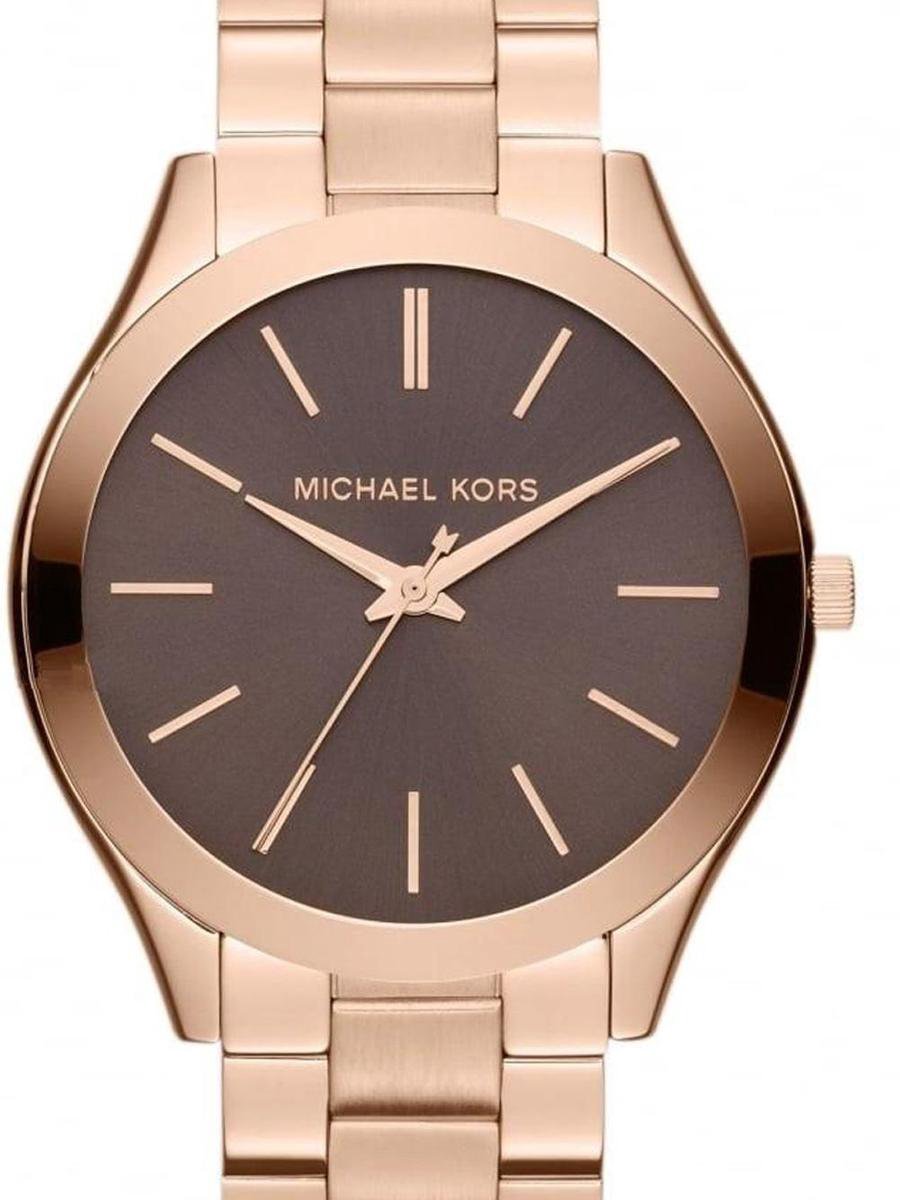 Michael Kors Slim Runway - Dameshorloge - Stalen Band - WR50 - Kwartsmechanisme
