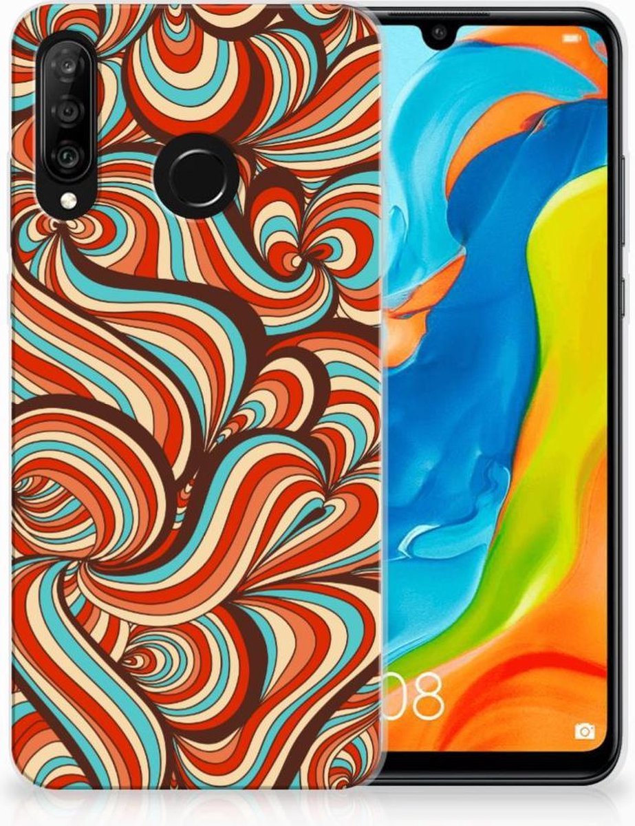 Back Cover voor Huawei P30 Lite Hoesje maken Retro