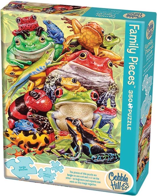 Afbeelding van het spel Cobble Hill Legpuzzel Frog Pile 350 Stukjes