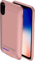 Battery Power Case voor iPhone X 4000 mAh Roze