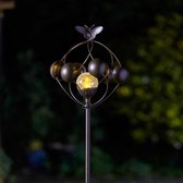 Windspinner vlinder met lichtbol - solar