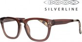 Icon Eyewear KCA710 Celiotti, Silverline Leesbril +1.50 - Helder Bruin