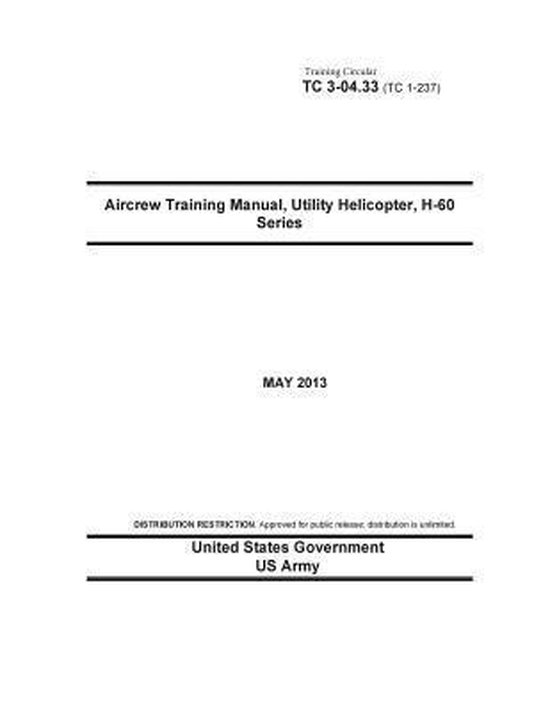 Training Circular TC 304.33 (TC 1237) Aircrew Training Manual