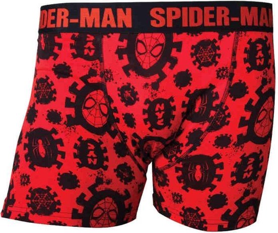 Marvel - Spider-Man heren boxershorts rood - M