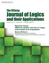 Ifcolog Journal of Logics and their Applications. Hilbert's epsilon and tau in Logic, Informatics and Linguistics