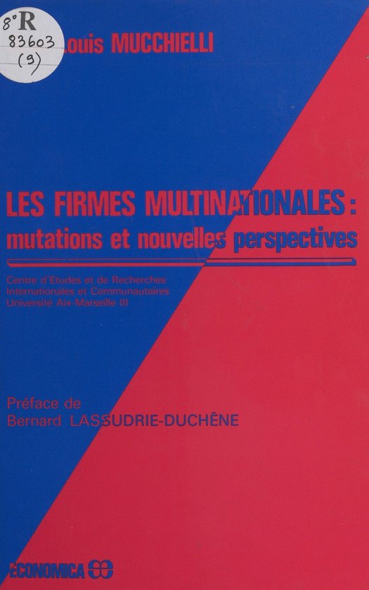 Les firmes multinationales : mutations et nouvelles perspect ... - cover
