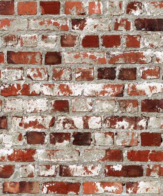 Dutch Wallcoverings papierbehang baksteen - Dutch Wallcoverings