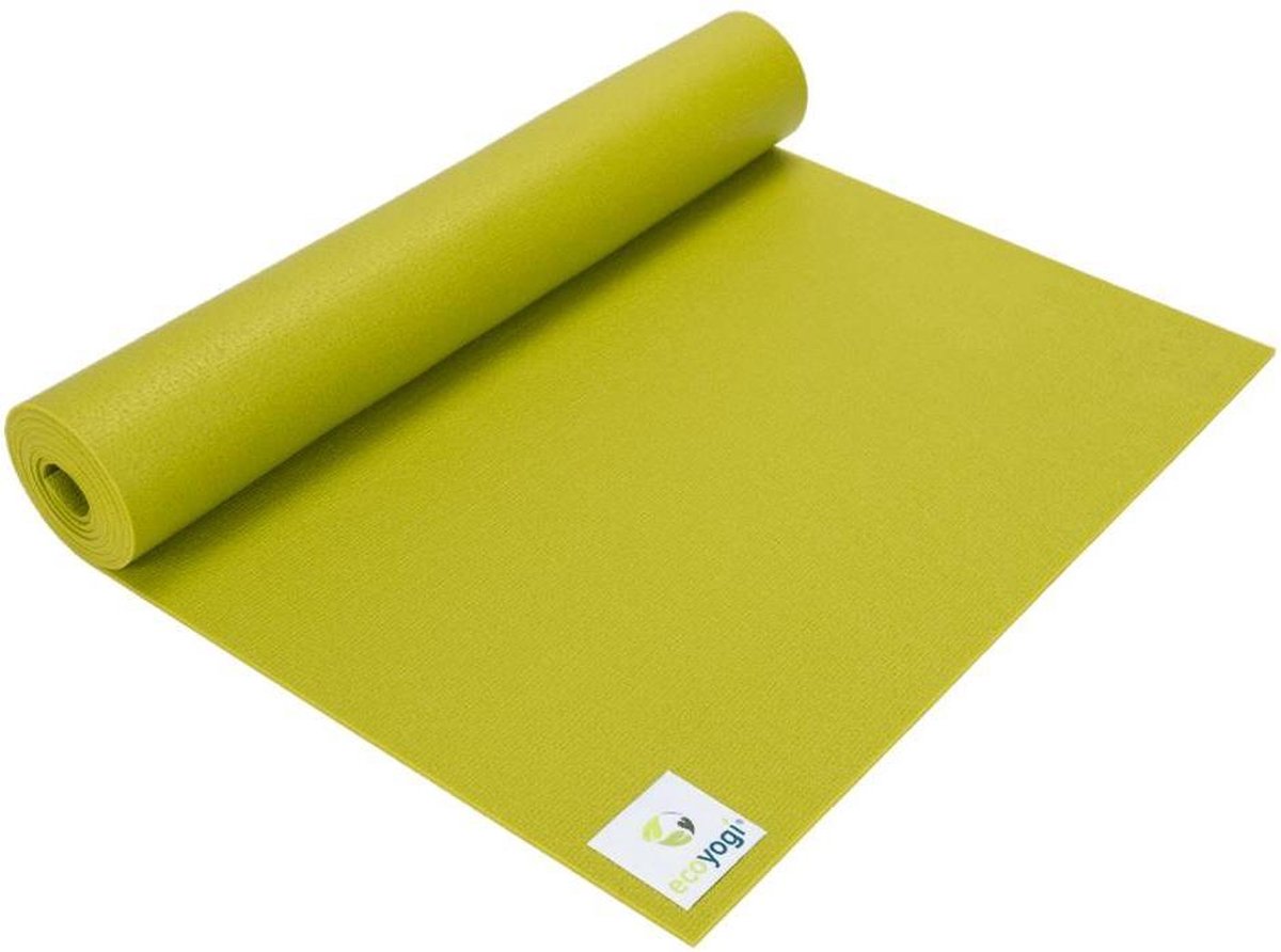 het beleid Moskee een Yogamat Studio PVC - Ecoyogi – 183 x 61 cm – dikte 4,5 mm – Groen – Ökotex  certificaat | bol.com