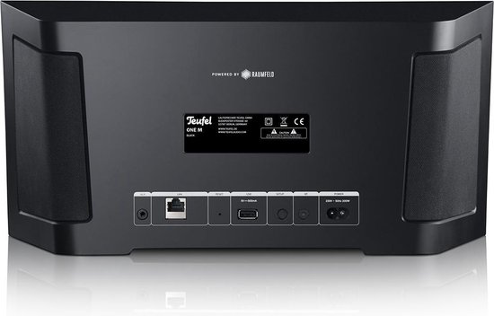 Teufel ONE M - Wifi - & bluetooth speaker - multiroom compatibel - zwart — afbeelding 5
