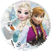 Disney Frozen Floral Bord Melamine 20 Cm Lichtblauw