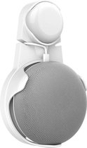 Houder Voor Google Home Mini (Nederlands) Smart Speaker - Ophangsysteem - Case Stopcontact Beugel - Wit