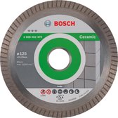 Bosch - Diamantdoorslijpschijf Best for Ceramic Extraclean Turbo 125 x 22,23 x 1,4 x 7 mm