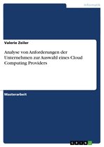 Analyse von Anforderungen der Unternehmen zur Auswahl eines Cloud Computing Providers