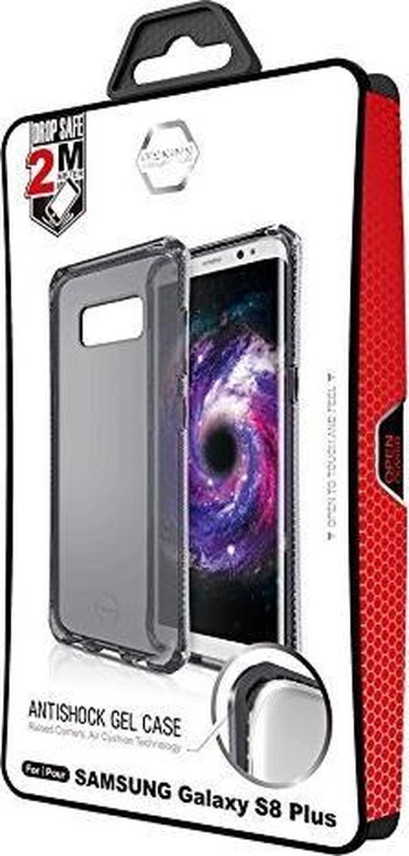 Itskins Samsung Galaxy S8 Plus, hoesje Spectrum, zwart