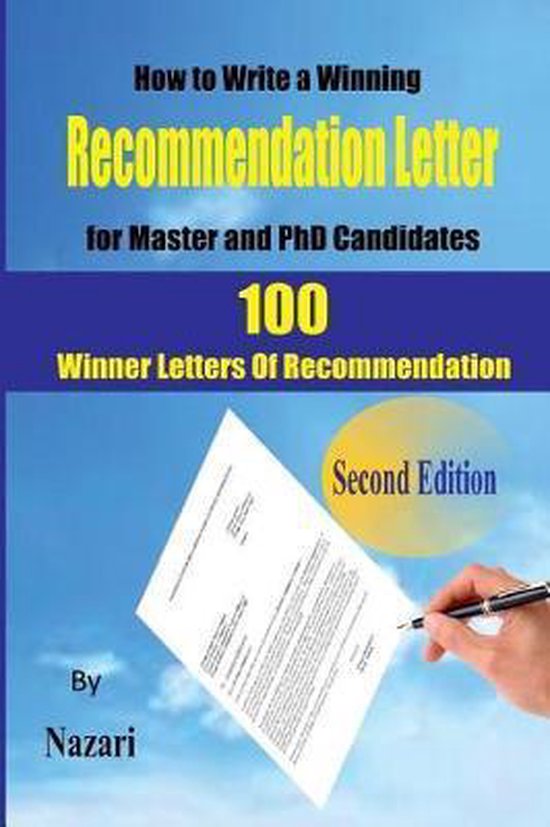 How to Write a Winning Recommendation Letter for Master and  ... - cover