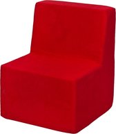 Kinder meubel - Kinder fauteuil - Kinderbankje - rood - 50 x 40 x 40 cm - 210 gram